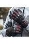 Motorcycle Gloves Winter Leather Carbon Protected Phone Touch Motorcyclist Gloves Black-Red - 3