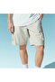 Men Relaxed Cotton Poplin Bermuda Shorts