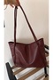 Soft Leather Women's Shoulder Bag, Shopper Bag - 2