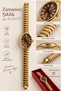 Women's Oval Dial Roman Numeral Elegant Wristwatch – Gold & Bitter Coffee Color Matching - Stylish Design - 4