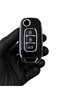 Clio 5 Compatible 3 Button Switch Nano Key Case Cover Black Silver Color