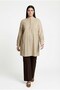Half-Pleated Ribbed Detailed Tunic