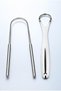 Manual Tongue Cleaner Scraper Set of 2 Silver - Compact Tongue Scraper Device That Helps with Oral Care - 6