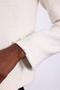 Ecru Buttoned Tweed Jacket 03044 - 6