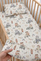 100% Cotton Cute Racers Patterned Baby Elastic Bed Sheet Set - 2 Pillowcases 60X120 / 70X120 / 70X110 Mother's Side - Park Bedding
