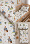 100% Cotton Cute Rabbits Patterned Baby Elastic Sheet Set - 2 Pillowcases 60X120 / 70X120 / 70X110 Mother's Side - Park Bedding - 3