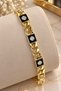 Xuping Black Square Stone Detailed Steel Women's Bracelet - 2
