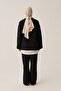 Knitwear Effect Trouser Suit