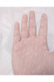 White Tiny Patterned Thin Flexible Tulle Fabric for Dresses & Blouses 180X240Cm - 2