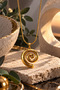 Eterna Spiral Deluxe Steel Necklace (Gold Color)