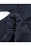 Black Transverse Longitudinal Lightly Stretchable Thin Crepe Fabric for Dresses & Blouses Width: 150cm - 5