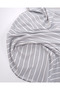 White with Black Stripes Thin Cotton Blend Woven Fabric for Shirts & Dresses Width: 155cm
