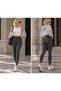 New Season Women's Clothing Inner Shaping Tights Dark Smoked Color - 3