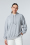 3 Thread Free Spirit Embroidered Oversize Hooded Sweatshirt - 3