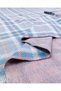 Gray Blue Cinnamon Plaid Jacquard Interlock Knitted Fabric Cardigan & Sweater Fabric 150X250Cm - 3