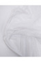 White Tiny Star Patterned Thin Flexible Tulle Fabric for Dresses & Blouses 140X200Cm