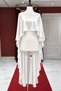 Satin Bridal Cape 40X 150 cm |   Stylish Modern Wedding Dress Cape |   Long Bridal Cape |   Elegant Wedding Cape - 4