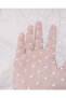 White Tiny Star Patterned Thin Flexible Tulle Fabric for Dresses & Blouses 140X200Cm - 3