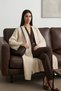 Dark Soft Textured Comfortable Fit Knitwear Women's Long Cardigan & Jacket & Kimono & Hijab Cardigan - - 3