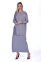 Pencere Knitwear Tunic Gray 6986 - 3