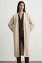 Dark Soft Textured Comfortable Fit Knitwear Women's Long Cardigan & Jacket & Kimono & Hijab Cardigan - - 6