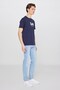 100% Cotton Regular Fit Regular Cut Crew Neck Appliqued T-Shirt - 4