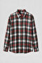 Red Green Plaid Oversized Lumberjack Shirt - 2