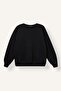 Oversize Crew Neck Drop Shoulder Thick Basic Sweatshirt I8191Ax26Wn