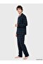 Regular Fit Plaid Men's Pajama Set (W6)