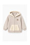 Girl's Tracksuit Set with Hooded Pattern 6-9 Years Old - 3