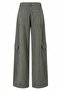 Khaki Piece Dyed Bargel Trousers - 4158 - 3