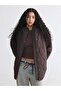 Hooded Quilted Oversize Women's Puffer Coat (W6) - 2