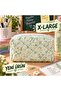 White Daisy Patterned Pencil Bag - Pen Holder X- Large (New Product)P1 - 3