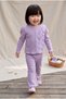 Girls' Fall Collection Rose Embroidered Camisole Blouse and Pants Set for Ages 3-8 - 6