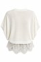 Ecru Self-Lace Knitwear - 261025 - 2