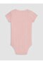 Crew Neck Baby Girl Snapback Bodysuit 2-Pack (W6) - 4