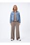 Relaxed Fit Round Neck Basic Beige Sweatshirt - 2