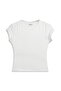 Polyamide Backless White T-Shirt - 3