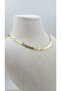 Serrated Plate Sequin Necklace