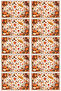 Fall Leaves and Pumpkin Pattern Disposable American Service-10 Pieces - 3