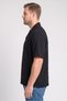 Men Relaxed Fit Short Sleeve Textured Casual Shirt, Black - 3