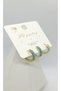 Livia Turquoise 3-Piece Hoop Earring Set