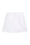 Lızzıe Regular Fit High Waist White Jean Shorts - 3