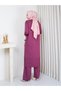Cold Yarn Pocket Bow Detailed Buttoned Long Vest Knitwear Trouser Set - 6