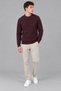 Patterned Knitted Crew Neck Sweater Dp 16643_10065 - 5