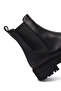 Women's Black Leather Chelsea Boots Wf260004Dv - 8