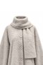 Scarf Teddy Jacket Mink - 3
