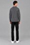 Zero Collar Striped Thick Knitted Sweater Dp 16649_10067 - 4