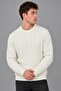 Patterned Knitted Crew Neck Sweater Dp 16643_10065 - 2