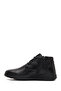 Men's Black Zippered Leather Boots Wm832003Dv - 3